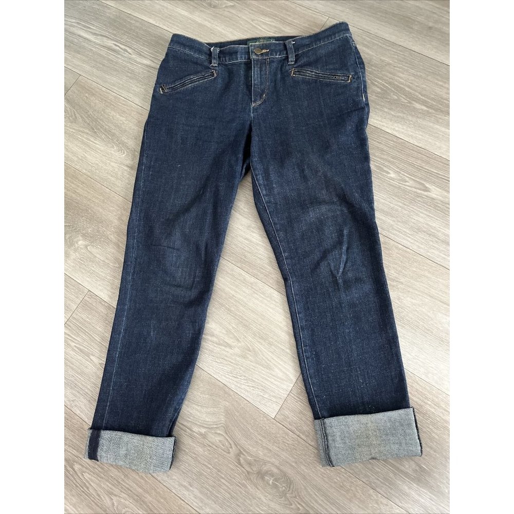 Lauren Ralph Lauren Jeans  10 Blue Denim Straight Leg